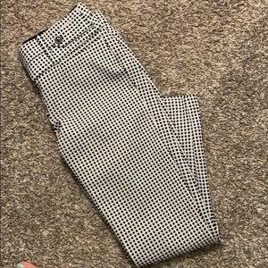 JcPenny black and white dress pants